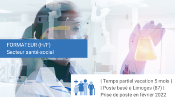 Offre d'emploi : Formateur H/F secteur santé-social