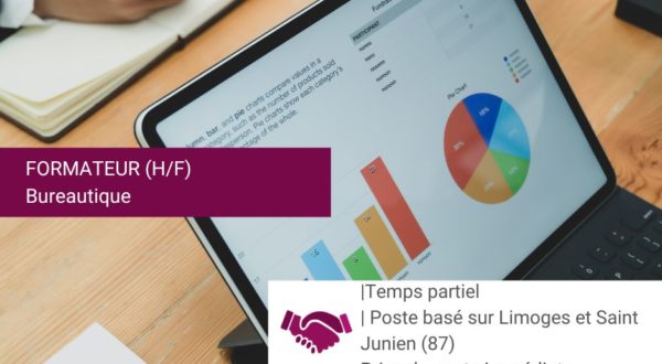 [Offre d'emploi] FORMATEUR BUREAUTIQUE H/F