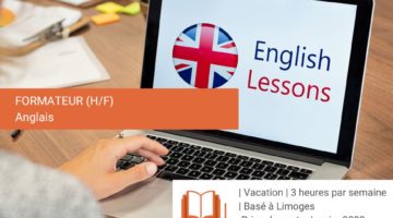 [Offre d'emploi] FORMATEUR Anglais H/F 1