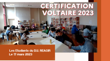 Certification Voltaire 2