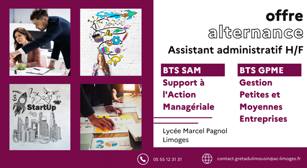 [Offre alternance] Poste Assistant administratif H/F