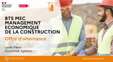 [Offre alternance] Poste Économiste de la construction H/F 1