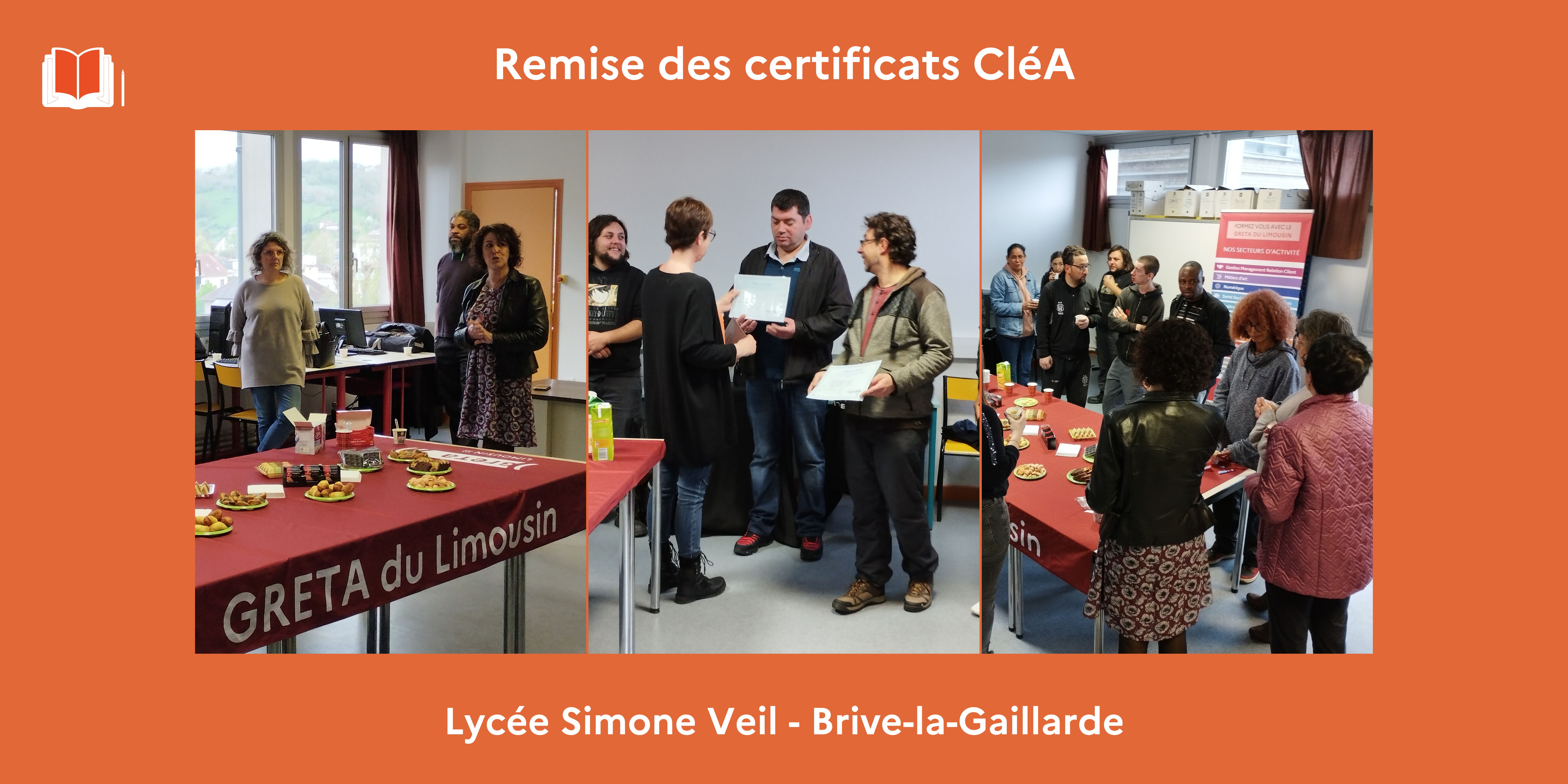 Remise des certificats CléA
