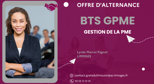 [Offre alternance] BTS GPME - H/F