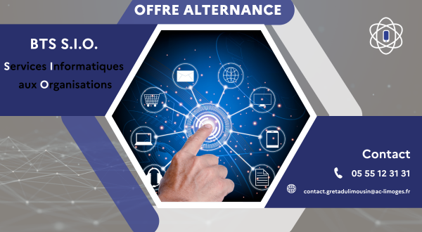 [Offre alternance] BTS Services Informatiques aux Organisations - H/F