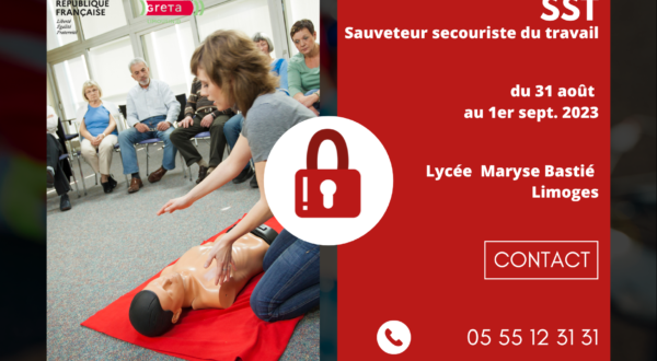 Prochaine session Sauveteur Secouriste du Travail (SST) à LIMOGES