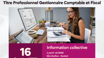 Information Collective : Titre Professionnel Gestionnaire Comptable et Fiscal