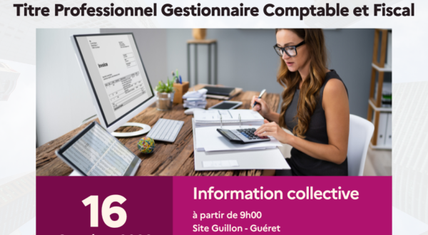Information Collective : Titre Professionnel Gestionnaire Comptable et Fiscal