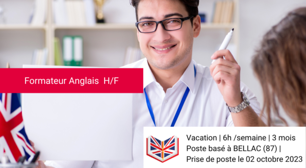 [Offre D'emploi] Formateur / Formatrice d'anglais 1
