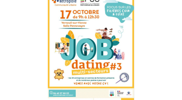 Job dating multi-secteurs - focus aux filières du cuir et du luxe