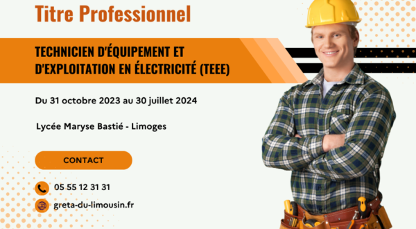 TITRE PROFESSIONNEL Technicien d'équipement et d'exploitation en électricité (TEEE)