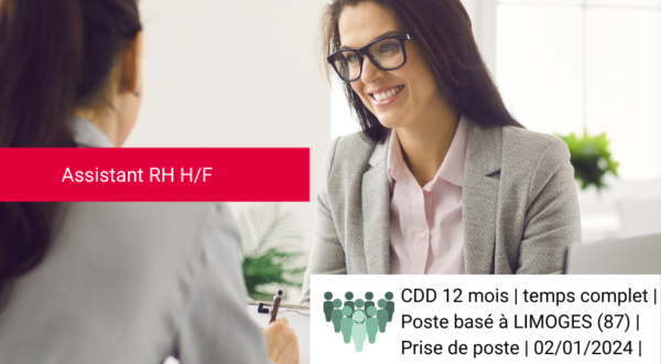 [Offre D'emploi] Assistant RH H/F