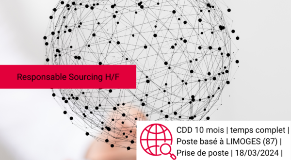 [Offre D'emploi] Responsable Sourcing H/F