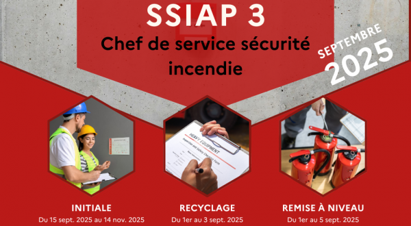 Formation SSIAP 3 – Chef de service sécurité incendie