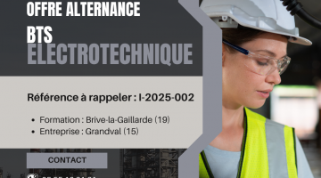 [Offre alternance] Technicienne/Technicien d'exploitation (H/F)