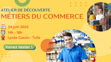Découvrez les métiers du commerce à Tulle