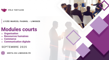 [Nouveau] Modules courts tertiaire dès septembre