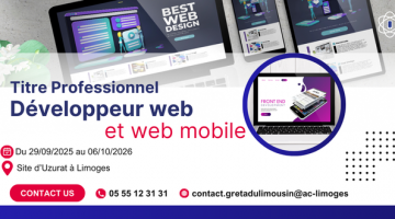 Rejoignez la formation Développeur Web et Web Mobile