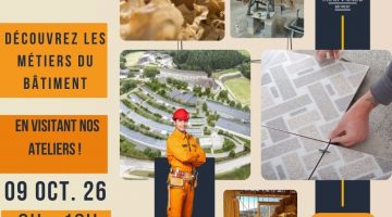 Rendez-vous pour une matinée dédiée à la découverte des métiers du bâtiment au LMB.