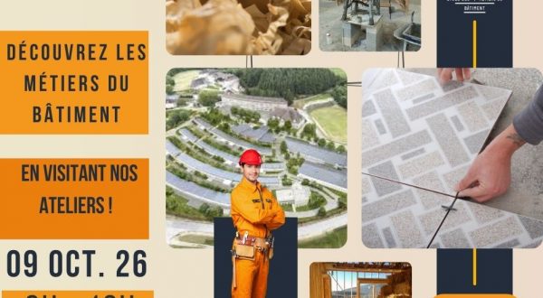 Rendez-vous pour une matinée dédiée à la découverte des métiers du bâtiment au LMB.