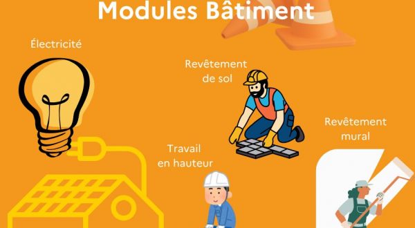 Modules courts secteur bâtiment