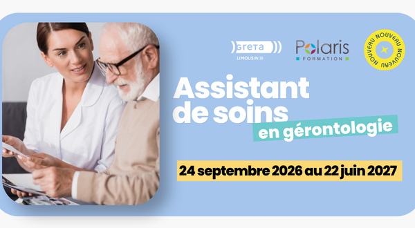 Devenez Assistant de Soins en Gérontologie