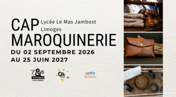 Lancez-vous dans le CAP Maroquinerie à Limoges !