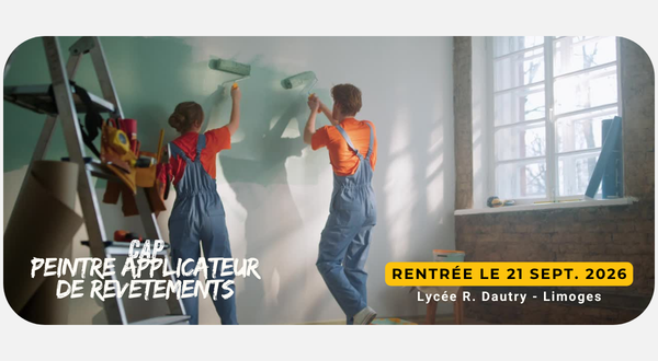Formation CAP Peintre applicateur de revêtements à Limoges